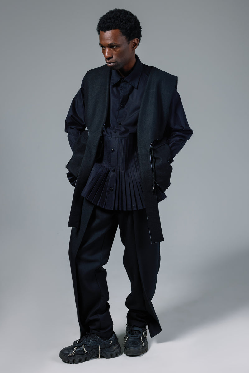 Wool Corded Vest