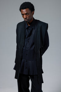 Wool Corded Vest