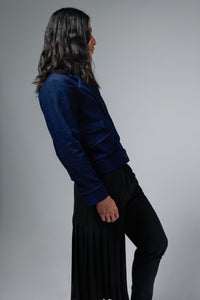 Denim Crisscross Jacket
