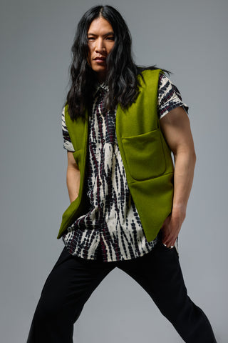 Green Crisscross Vest