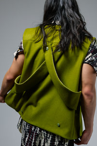 Green Crisscross Vest