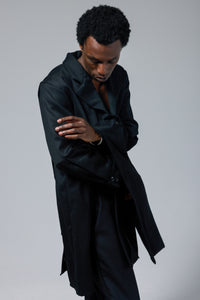 Cotton Multiple Button Placket Trench