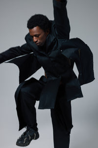 Cotton Multiple Button Placket Trench