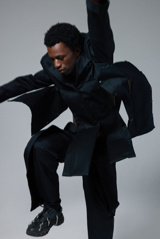 Cotton Multiple Button Placket Trench