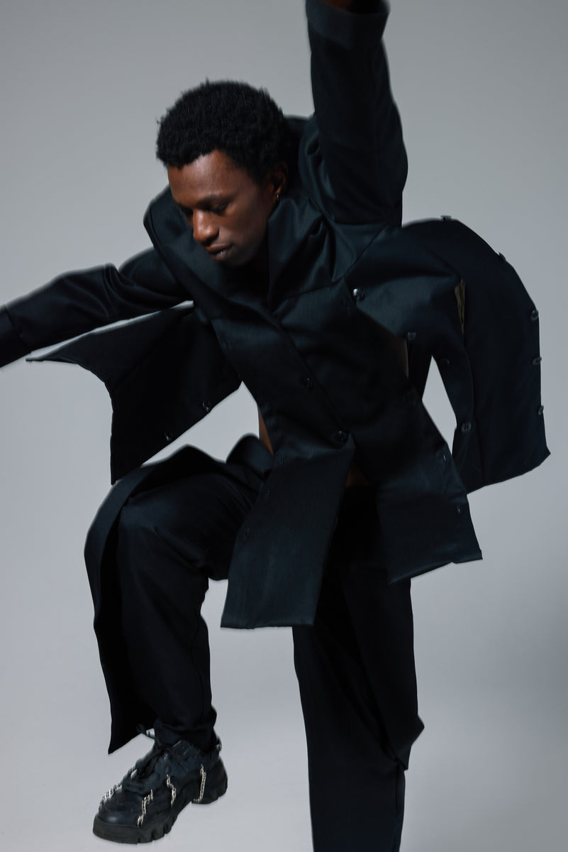 Cotton Multiple Button Placket Trench
