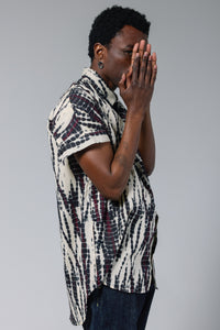 Oversized Jungle Print Dress Shirt
