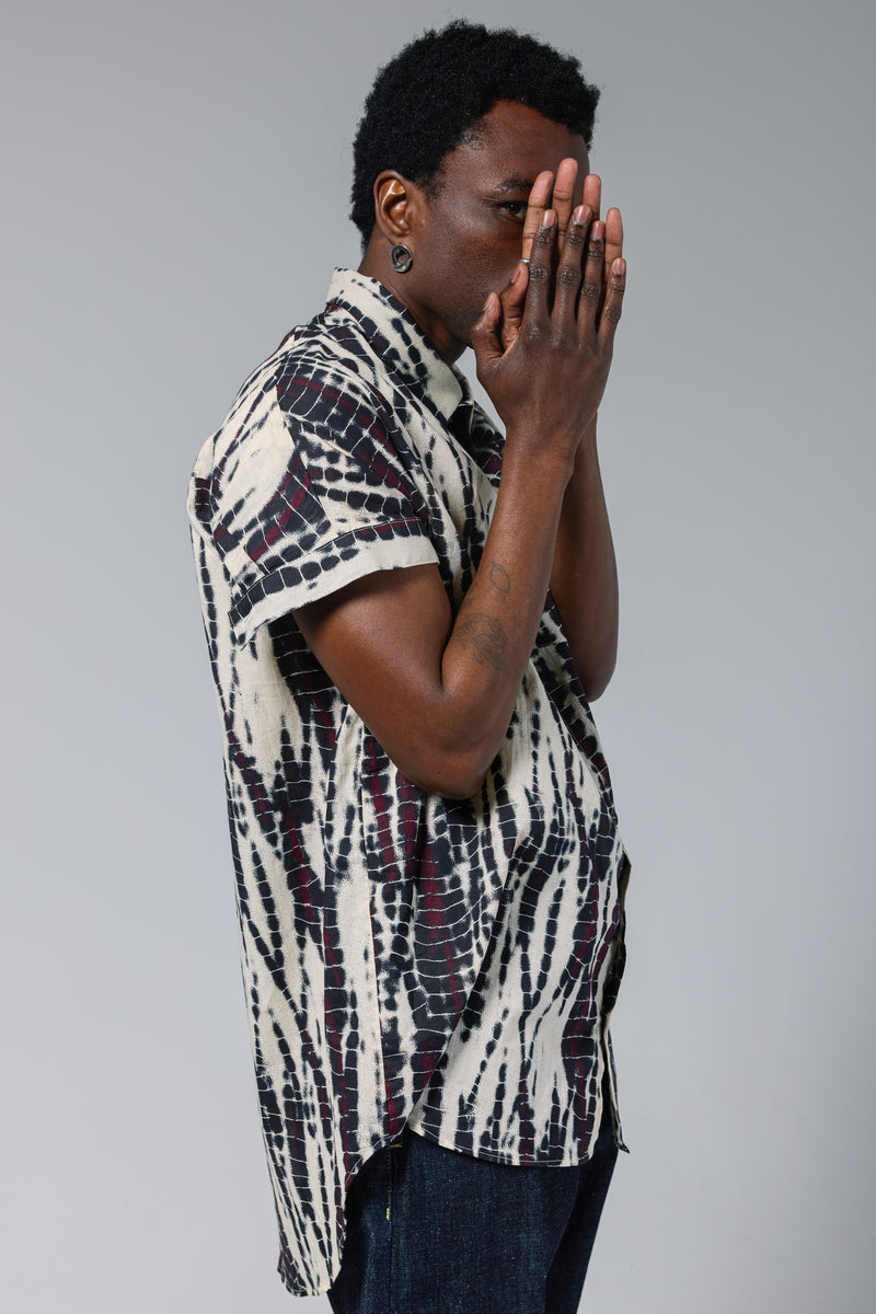 Oversized Jungle Print Dress Shirt