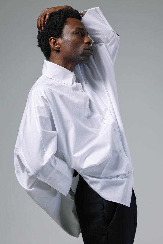 Kimono Sleeve Dress Shirt