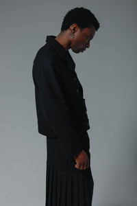 Wool Crisscross Jacket