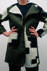 Pixelated Cameo Coat
