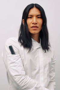 Asymmetrical Collar Dress Shirt