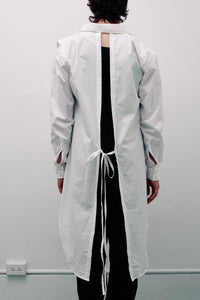 Asymmetrical Pleated Open Back Shirt