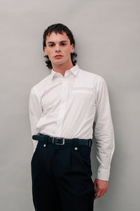 Pleated Fan Shirt