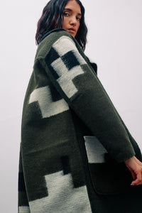 Pixelated Cameo Coat