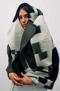 Pixelated Cameo Coat