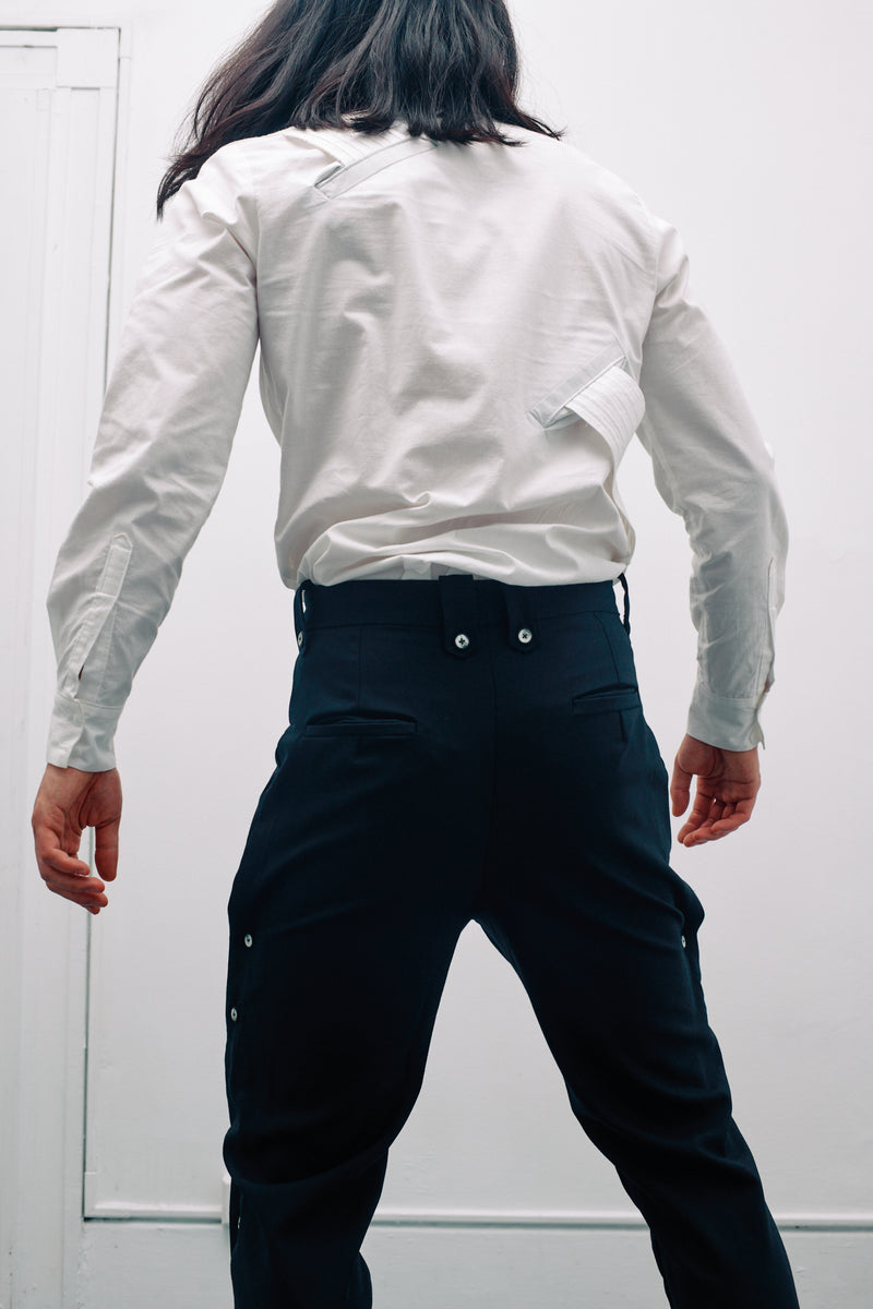 Pleated Fan Shirt